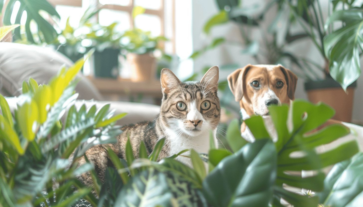 Cohabitation plantes animaux domestiques choisir des espèces non toxiques pour chiens et chats